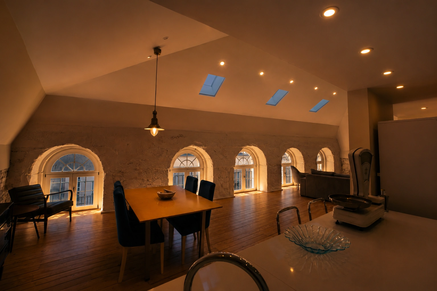 Dormitorio con encanto en edificio histórico rehabilitado